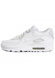 Nike Air Max 90 White Leather (Ref: 302519-113) Men 