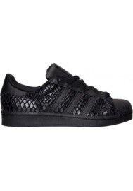 Adidas Trainers Ladies Superstar S75126-BLK Black/Black