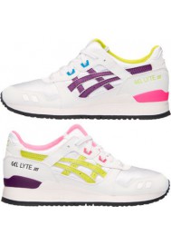 Womens Running Shoes Asics GEL Lyte III H5M8N-013 White/Purple