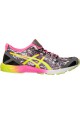 Womens Running Shoes Asics GEL Hyper Tri T581N-990 Onyx/Yellow/Pink