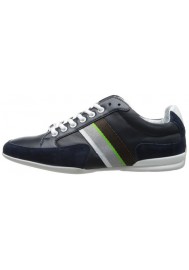 Shoes Hugo Boss Green - Space Leather Navy Blue - Men's