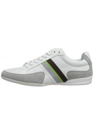 Shoes Hugo Boss Green - Space Leather White - Men's