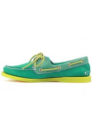Shoes Timberland Classic 2-Eye Boat Leather ( Bosphorus Green/Green) Men's