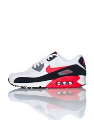 Nike Air 90 Essential White Leather (Ref : 537384-112) Shoes Men 