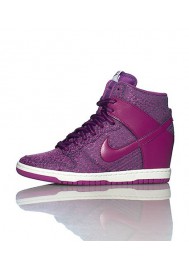 Haute Nike DUNK SKY HI TXT WEDGE Purple (Ref : 644410-400) Women