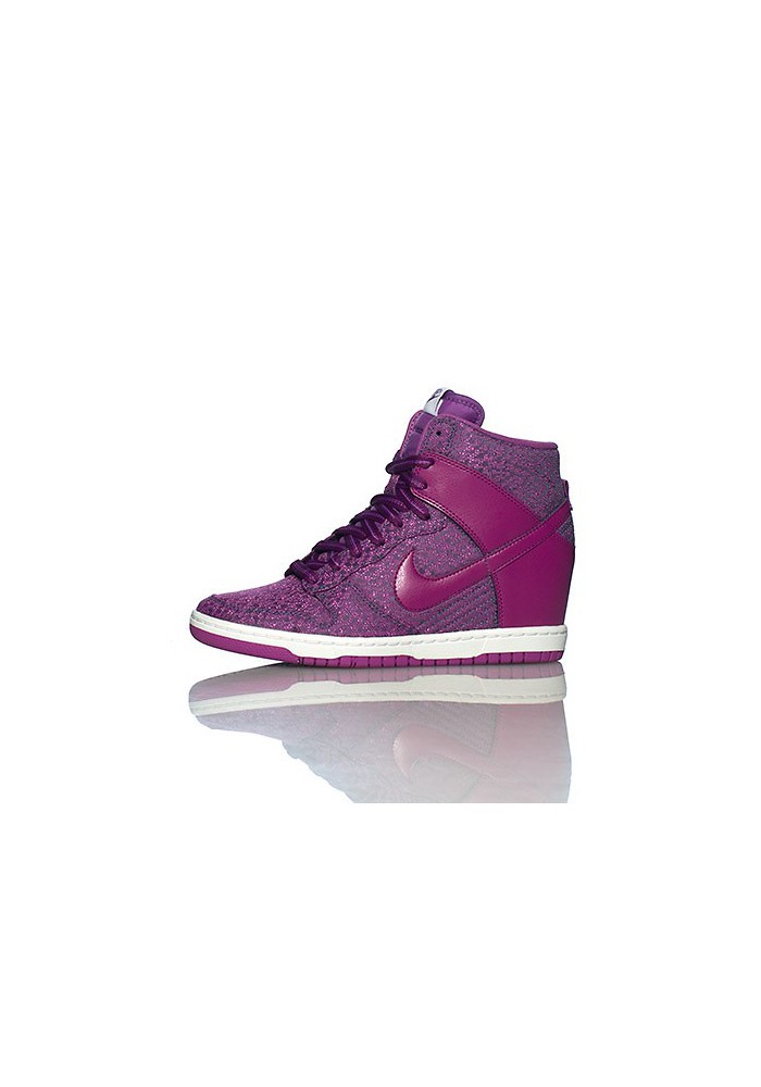 Haute Nike DUNK SKY HI TXT WEDGE Purple 