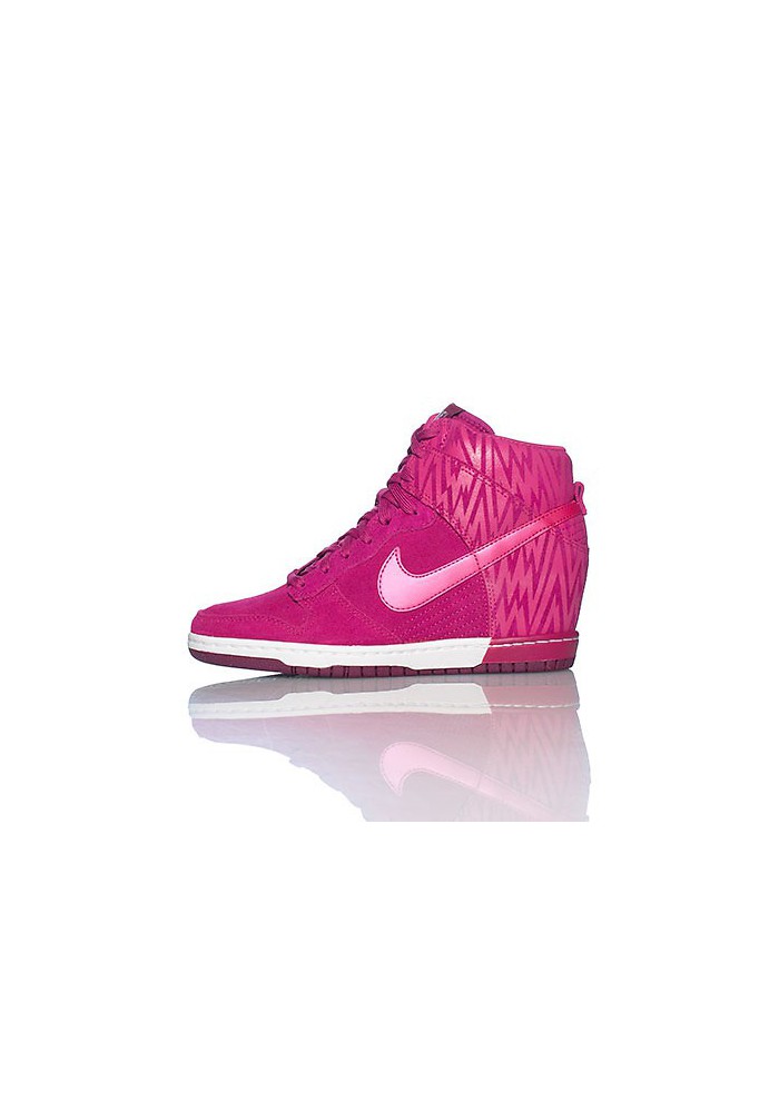 Haute Nike DUNK SKY HI PRINT Pink (Ref 